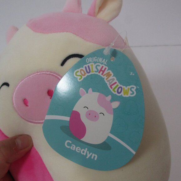Jazwares Squishmallows Caedyn The Cream Cow Stuffed‎ Animal Plush Toy 7.5" - Picture 6 of 7